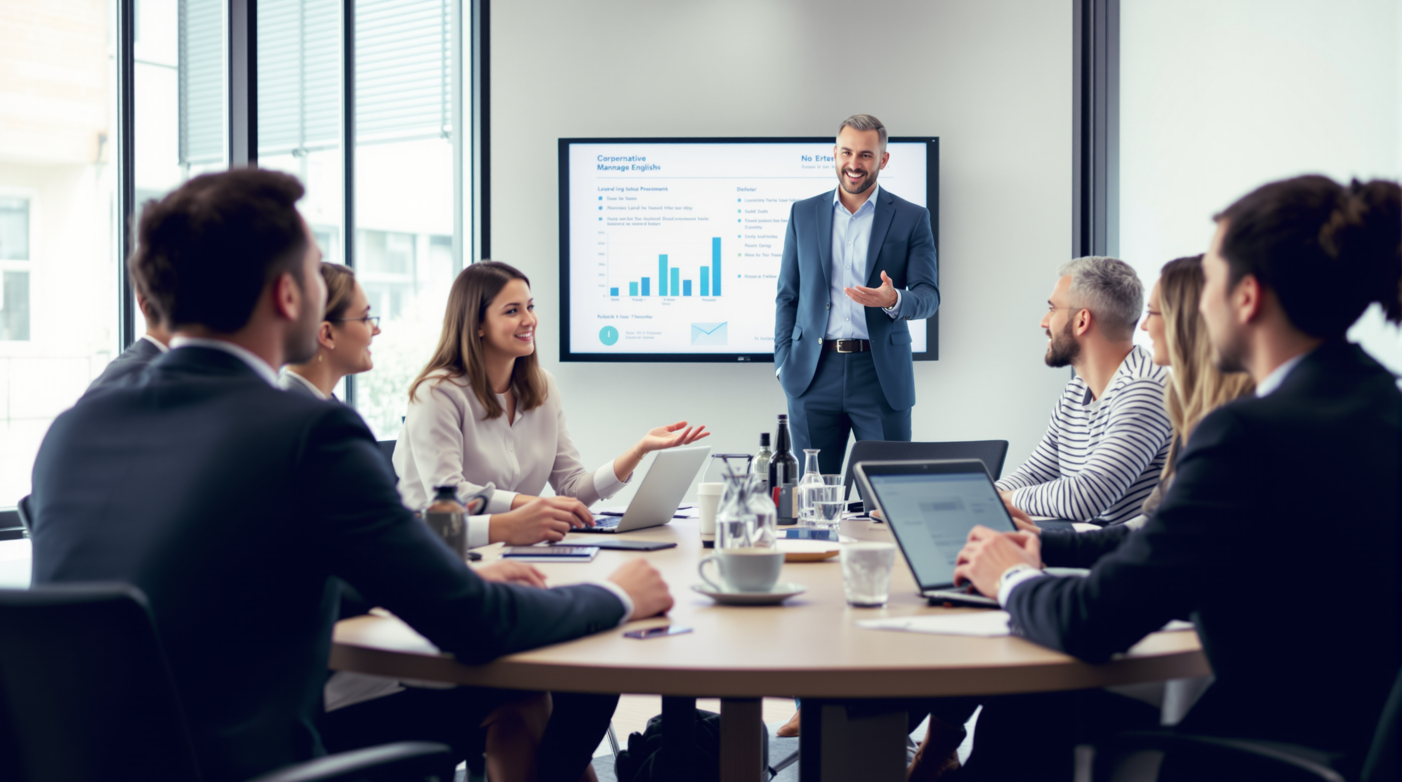 Réunion professionnelle en anglais